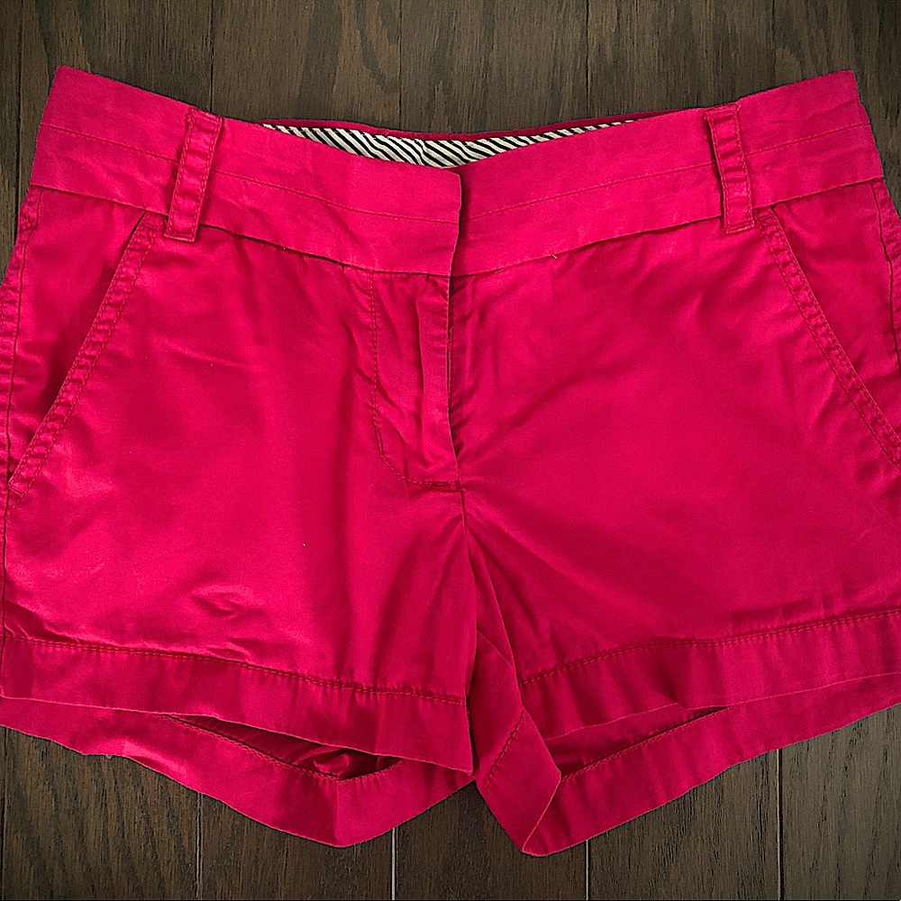 J Crew Factory Classic Chino Shorts - Pink 00